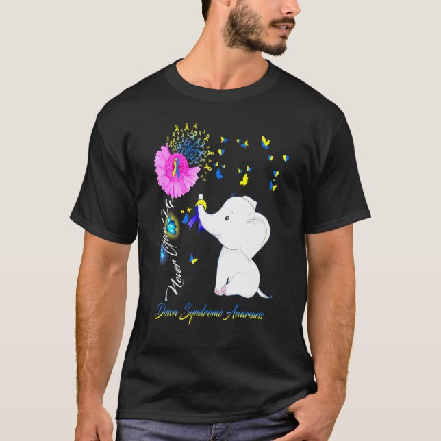 T-shirt Sensibilisation au syndrome de Down - syndrome de  (Devant)