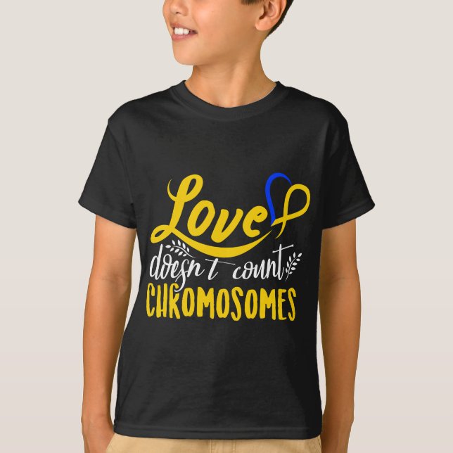 T-shirt Sensibilisation au syndrome de Down - Trisomie 21 (Devant)