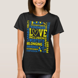 T-shirt Sensibilisation au syndrome de Down Trisonomie Chr