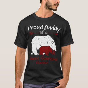 T-shirt Sensibilisation au syndrome de Hughes de Papa Ours