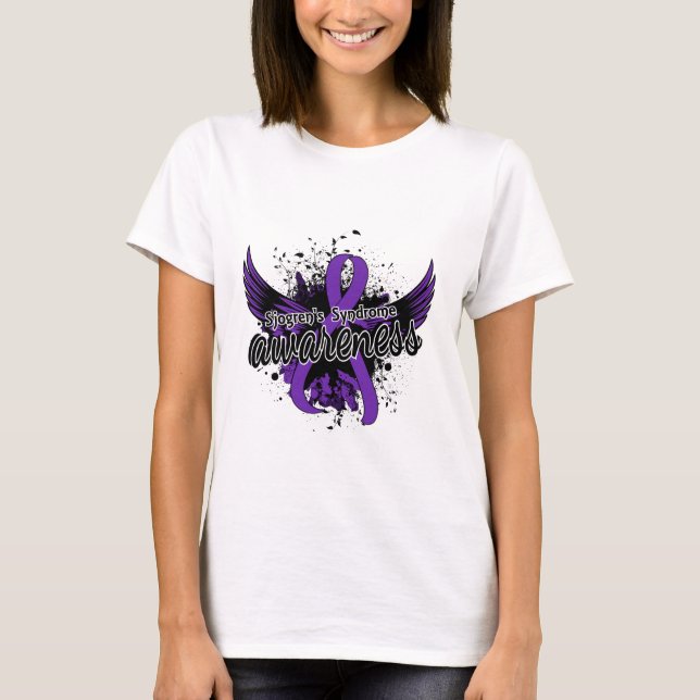 T-shirt Sensibilisation au syndrome de Sjogren 16 (Devant)