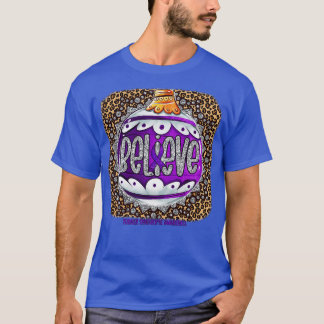 T-shirt Sensibilisation au syndrome de Turner Croire au no