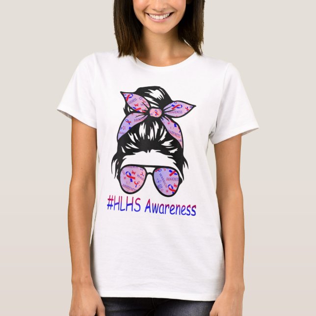 T-shirt Sensibilisation au syndrome du coeur gauche hypopl (Devant)