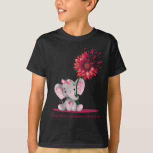 T-shirt Sensibilisation au syndrome Éléphant mignon tourne