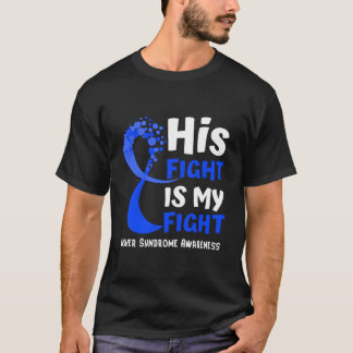 T-shirt Sensibilisation au syndrome Usher Blue Ribbon Hope