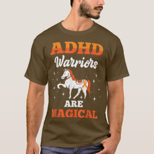 T-shirt Sensibilisation au TDAH Attention Déficit Guerrier