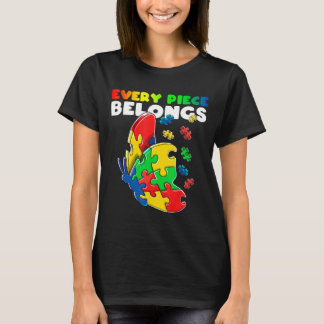 T-shirt Sensibilisation autistique Chaque pièce appartient