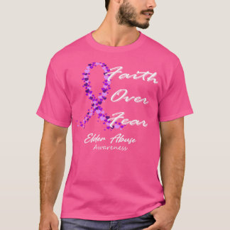 T-shirt Sensibilisation Aux Abus D'Aînés À La Peur Dans Ce