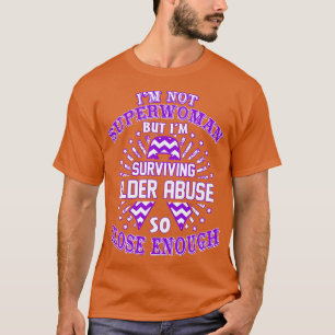 T-shirt Sensibilisation Aux Abus Des Personnes Âgées Je Ne
