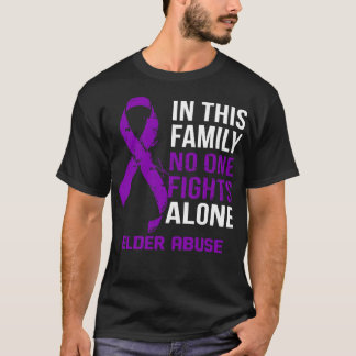 T-shirt Sensibilisation aux abus envers les aînés Personne