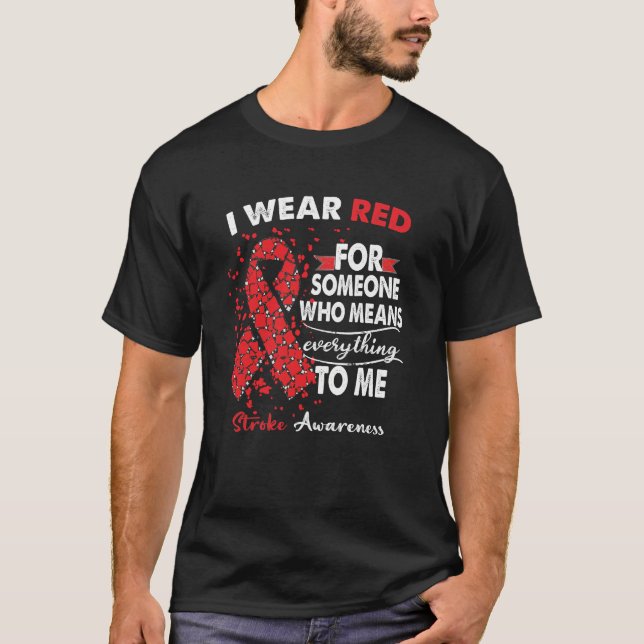 T-shirt Sensibilisation aux accidents vasculaires cérébrau (Devant)