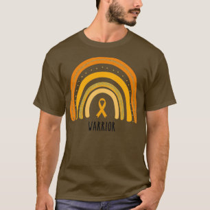 T-shirt Sensibilisation aux ampes de soutien orange arc-en
