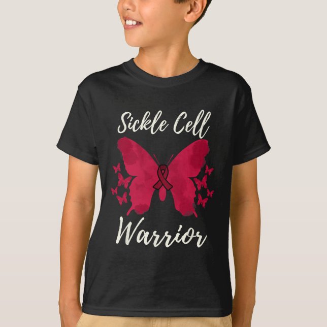 T-shirt Sensibilisation aux cellules de la faucille du gue (Devant)