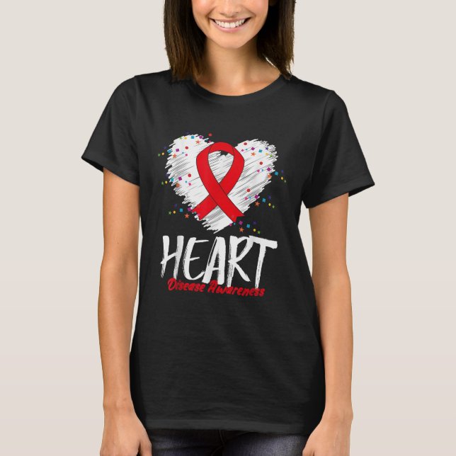 T-shirt Sensibilisation aux maladies cardiaques _2 (Devant)