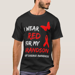 T-shirt Sensibilisation aux maladies cardiaques Je porte l