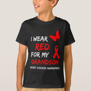 T-shirt Sensibilisation aux maladies cardiaques Je porte l