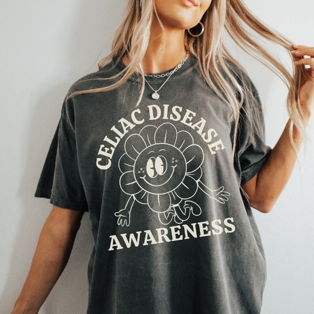 T-shirt Sensibilisation aux maladies coeliaques | Drôle Gl (Créateur téléchargé)
