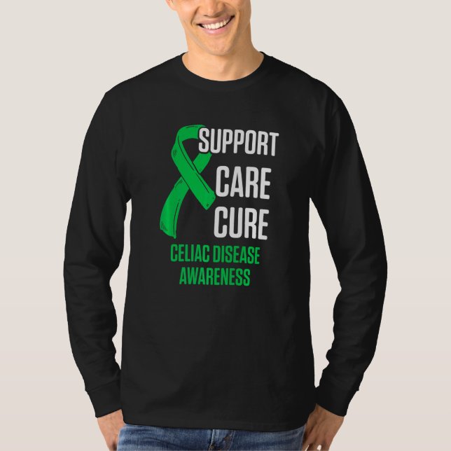 T-shirt Sensibilisation aux maladies coeliaques Survivant  (Devant)