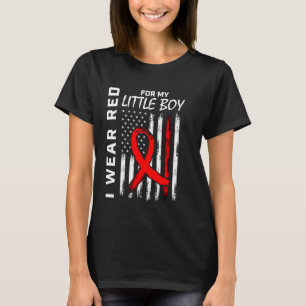 T-shirt Sensibilisation aux maladies du coeur rouge Drapea