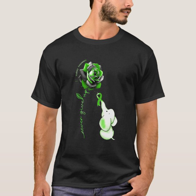 T-shirt Sensibilisation Aux Maladies Du Rein Des Éléphants (Devant)