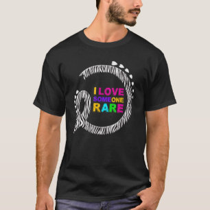 T-shirt Sensibilisation aux maladies rares J'aime Quelqu'u