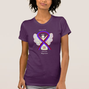 T-shirt Sensibilisation aux migraines chroniques Ruban Vêt