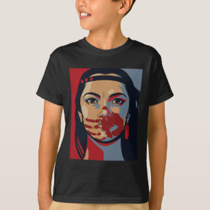 T-shirt Sensibilisation aux mines Femmes autochtones Art S