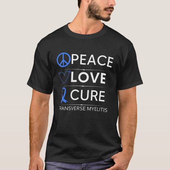 T-shirt Sensibilisation aux myélites transverses Guerrier  (Devant)