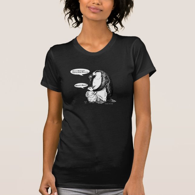 T-shirt Sensibilisation aux pingouins (Devant)