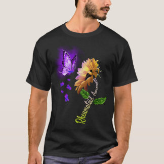 T-shirt Sensibilisation aux rhumatoïdes du tournesol papil