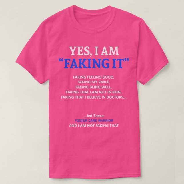 T-shirt Sensibilisation Aux Soins D'Accueil Je Le Fais Dan (Design devant)