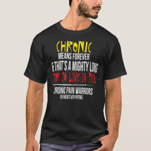 T-shirt Sensibilisation Chronique À La Douleur Pour Les Gu