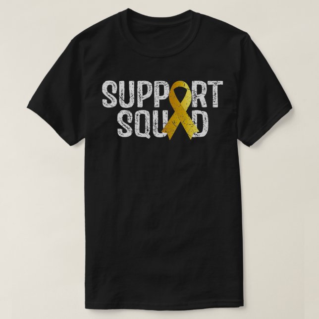 T-shirt Sensibilisation de l'équipe de soutien (Design devant)
