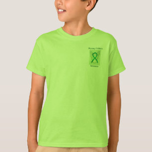 T-shirt Sensibilisation des enfants disparus Vert Ruban An