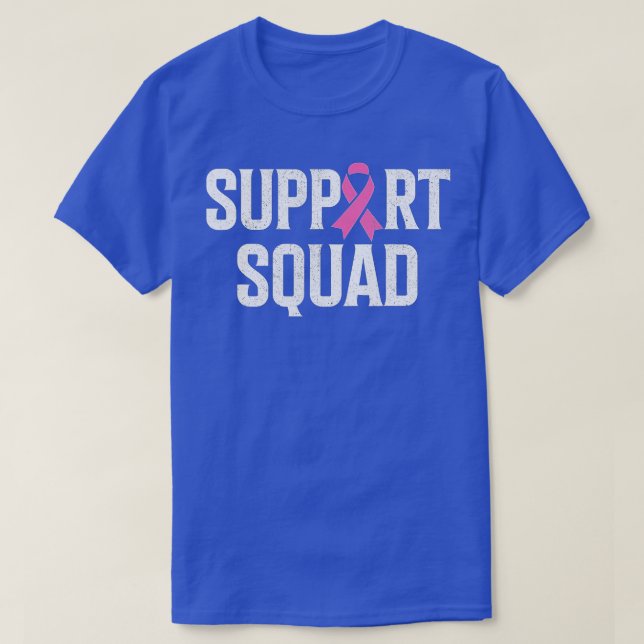 T-shirt Sensibilisation des équipes de soutien au ruban ro (Design devant)
