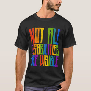 T-shirt Sensibilisation Des Handicapés Toutes Les Personne
