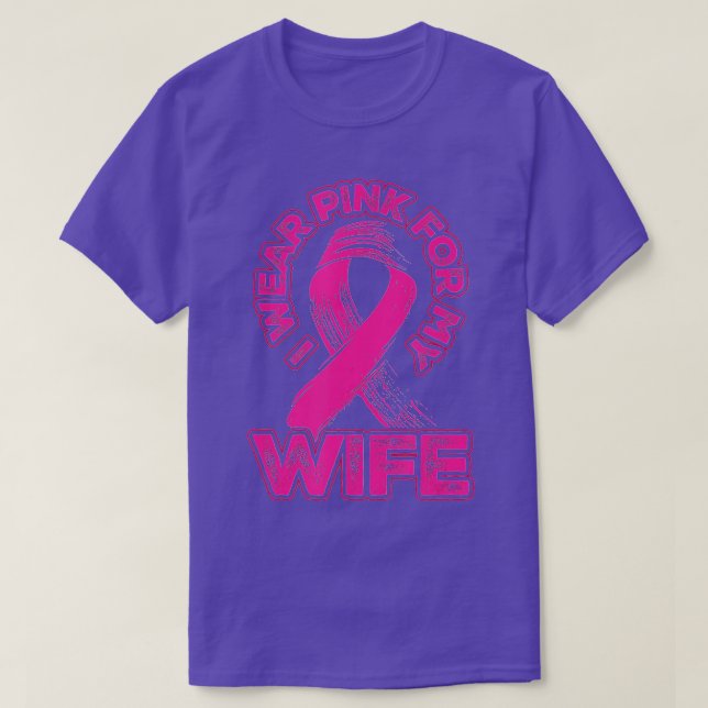 T-shirt Sensibilisation des hommes au cancer du sein Je po (Design devant)