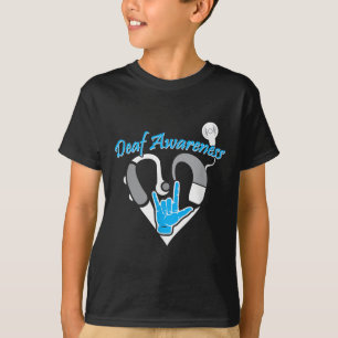 T-shirt Sensibilisation des sourds Aide auditive Asl Cochl