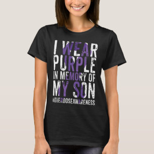 T-shirt Sensibilisation internationale aux surdoses Porter