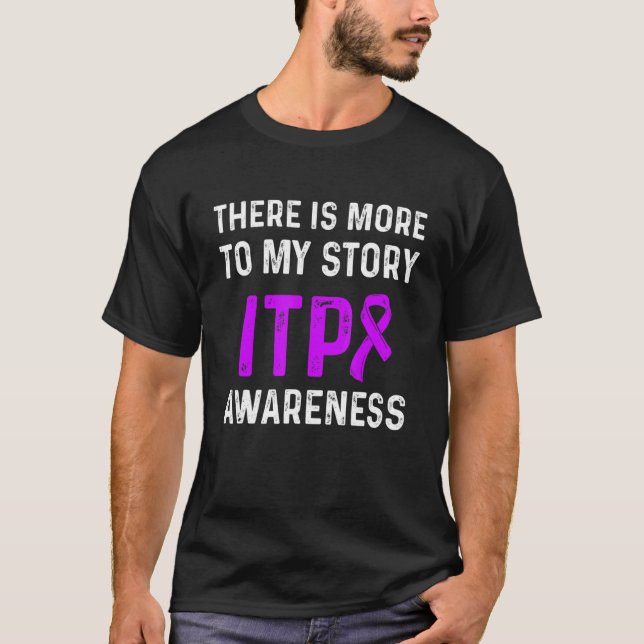 T-shirt Sensibilisation Itp Thrombocytopénie Immune Thromb (Devant)