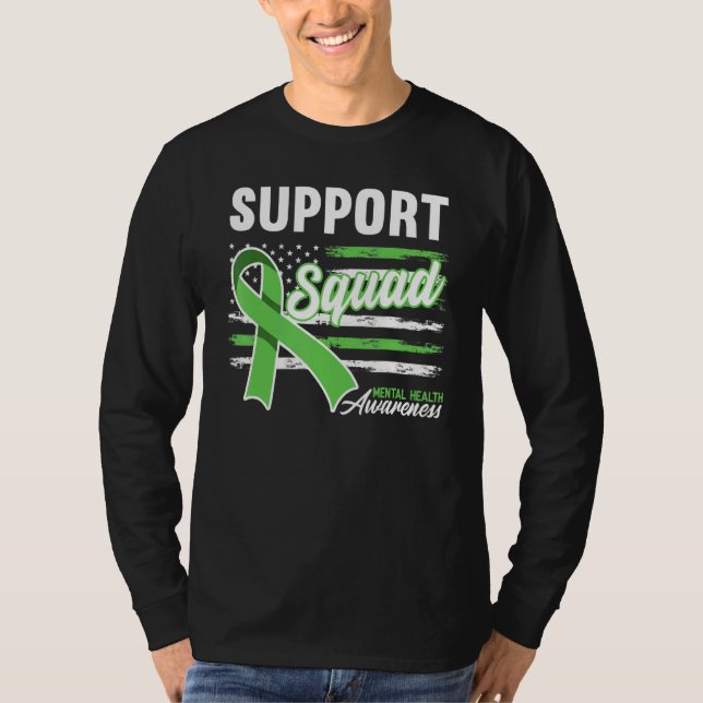 T-shirt Sensibilisation J'appuie l'équipe I Dépression & M (Devant)