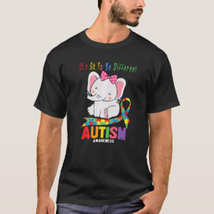T-shirt Sensibilisation Maman éléphante Portant des oreill