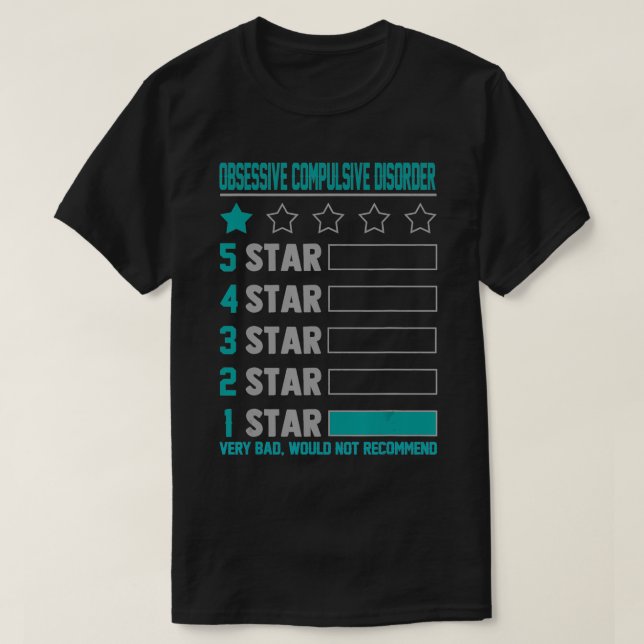 T-shirt Sensibilisation Obsessive Compulsive aux troubles  (Design devant)