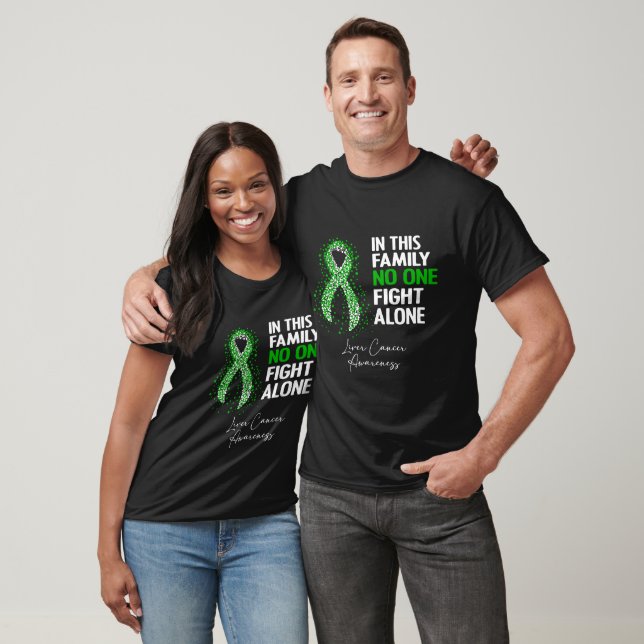 T-shirt Sensibilisation/soutien au cancer du foie (Unisexe)