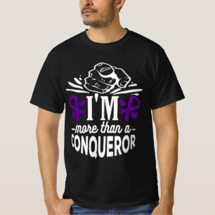 T-SHIRT SENSIBILISATION SUICIDE - JE SUIS PLUS QU'UN CONQU