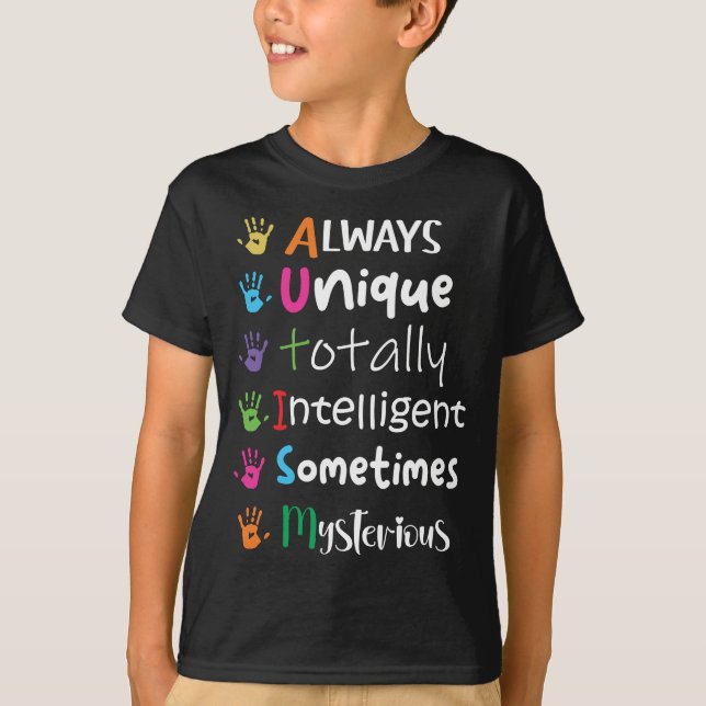 T-shirt Sensibilisation sur l'autisme (Devant)