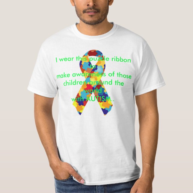T-shirt Sensibilisation sur l'autisme 1 (Devant)
