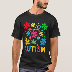 T-shirt Sensibilisation sur l'autisme Accepter Adapt Advoc