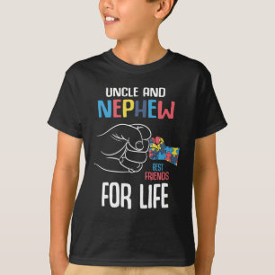 T-shirt sensibilisation sur l'autisme Amis Oncle Autistic 