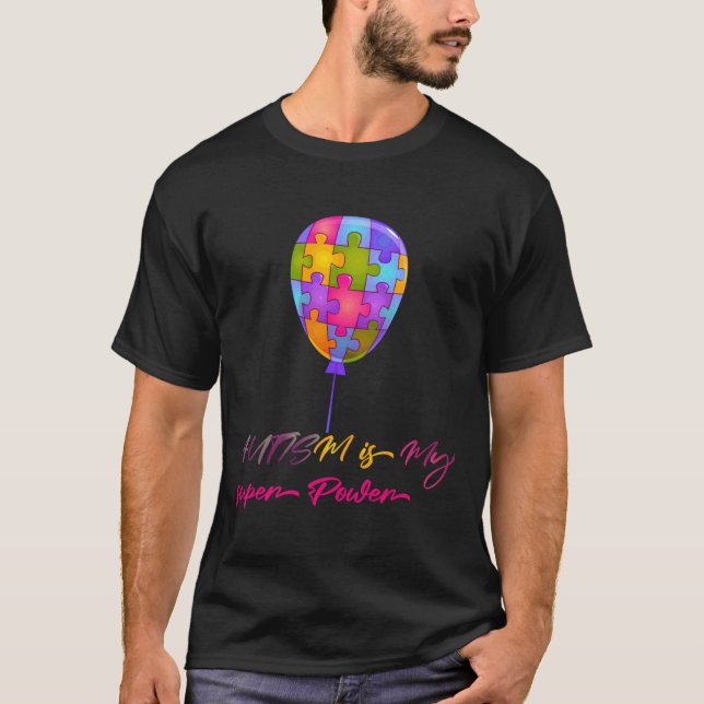 T-shirt Sensibilisation sur l'autisme Apprendre Amour Espo (Devant)